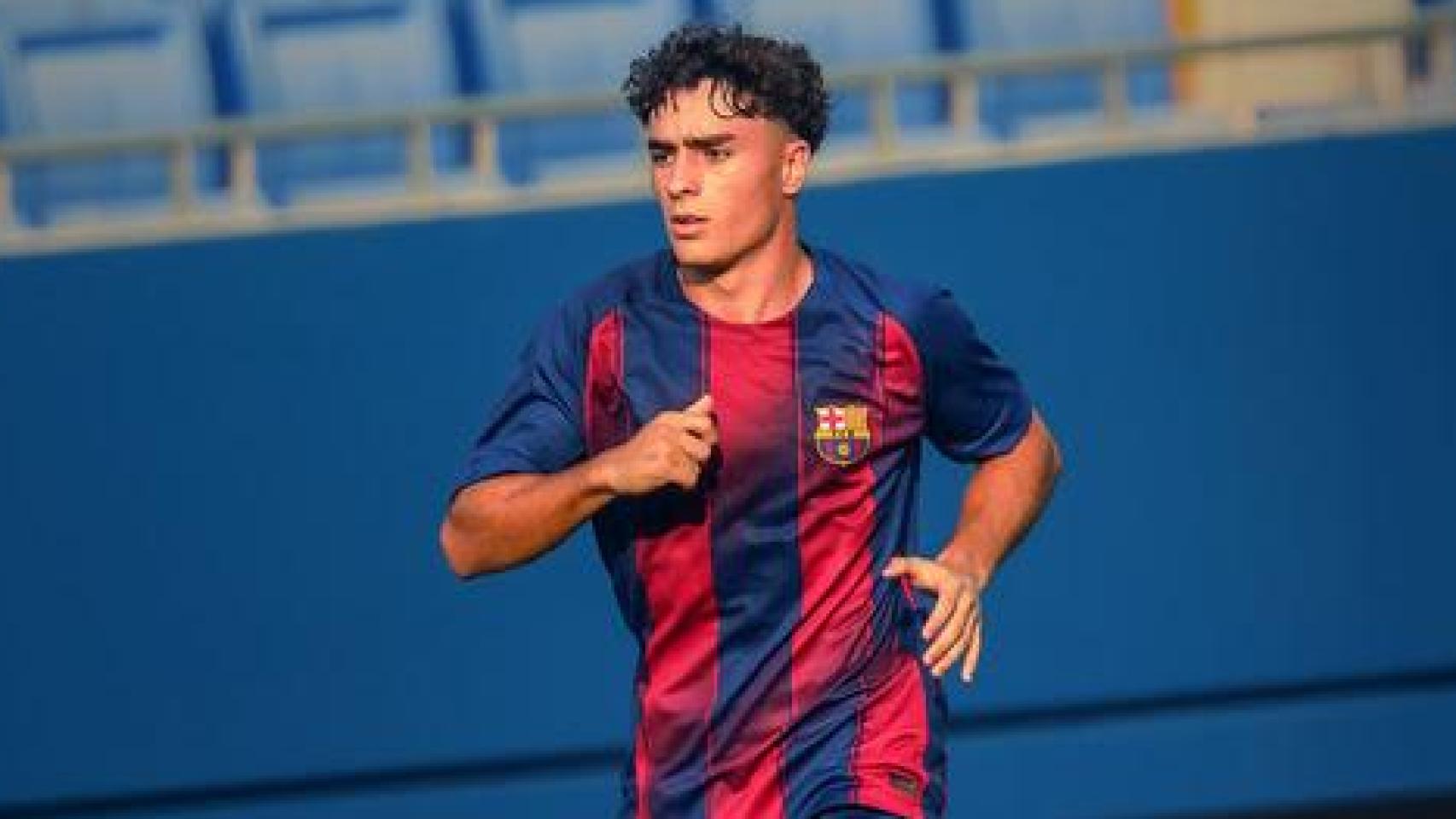 Jan Virgili, futbolista del Barça en una foto de archivo