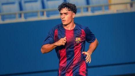 Jan Virgili, futbolista del Barça en una foto de archivo