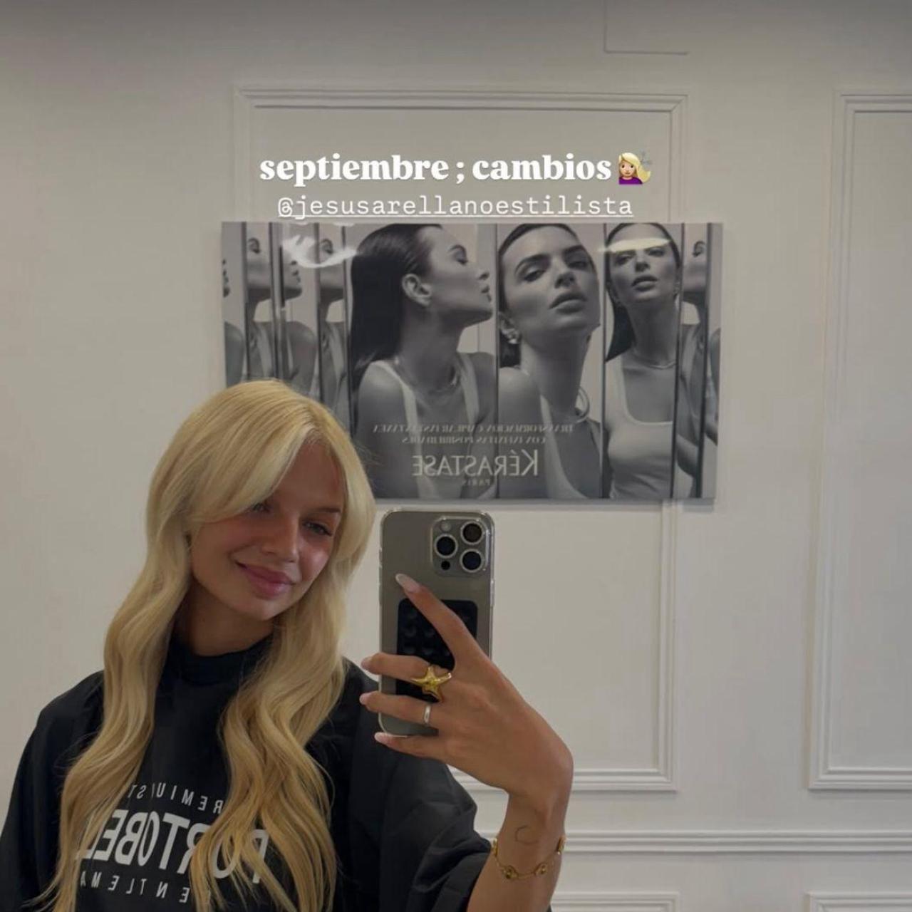 La 'storie' de Berta Gallardo, novia de Fermín López, en Instagram