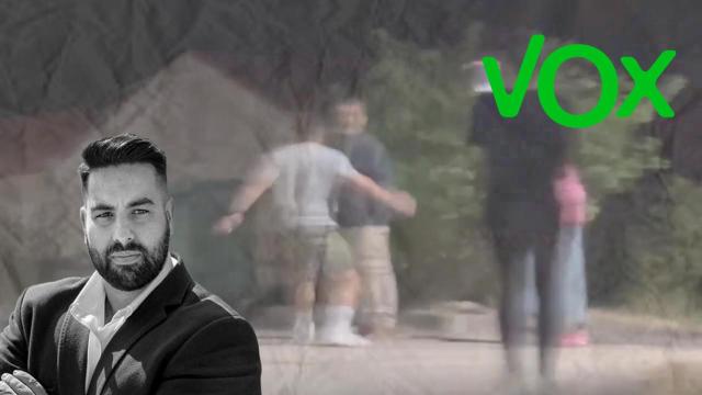 Fotomontaje del exlíder de Vox en Blanes Pedro Bayonas