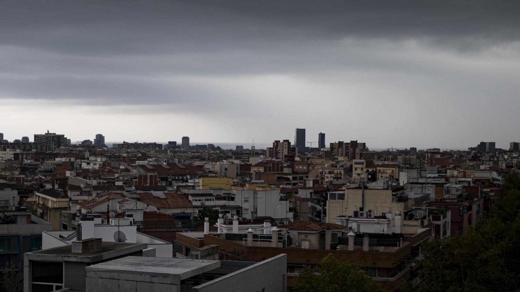 Día nublado en Barcelona
