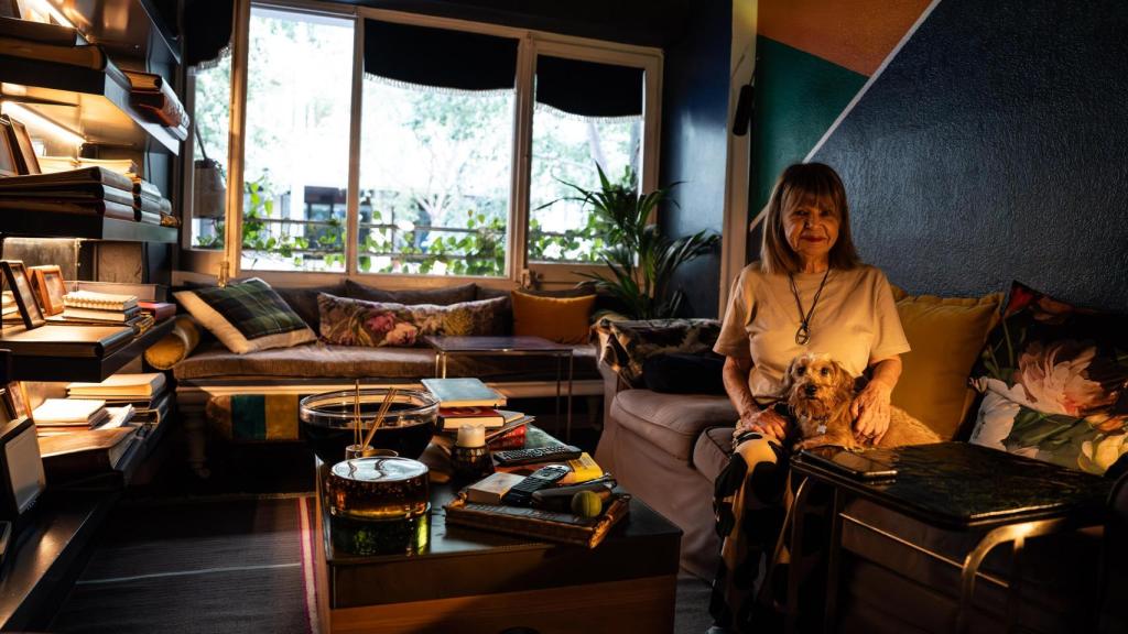 Estrella Salietti, desde su hogar en la calle Muntaner