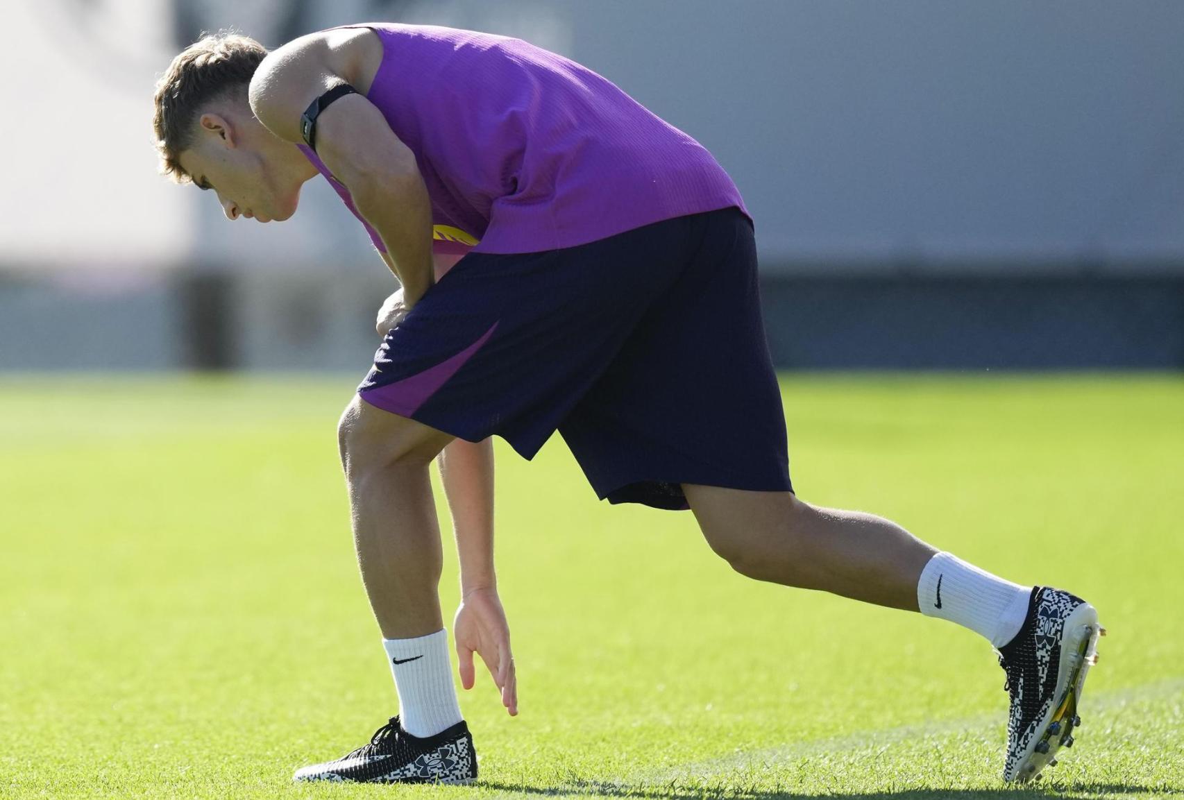 Fermín López salta a entrenarse antes del Rayo-Barça