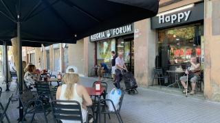 El bar Alegría Fórum, cuyo propietario recibió un disparo la noche del viernes 29 de agosto