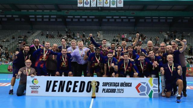 El Barça de balonmano, campeón de la Supercopa Ibérica