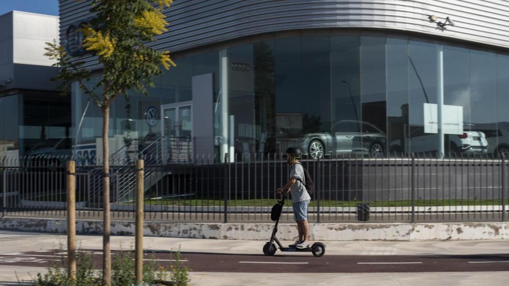 Carril bici al polígon industrial Les Comes d’Igualada