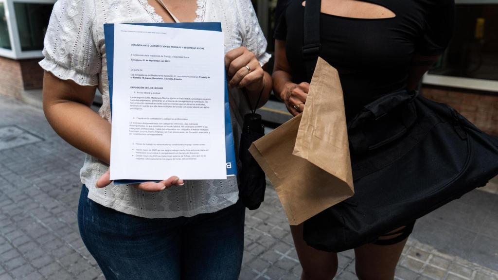 Documento presentado ante Inspección de Trabajo de Cataluña por empleados de La Boqueria.