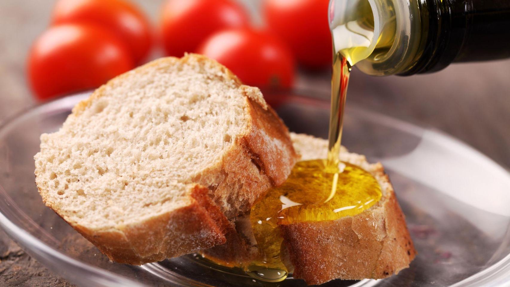 Pan con aceite (y tomate)