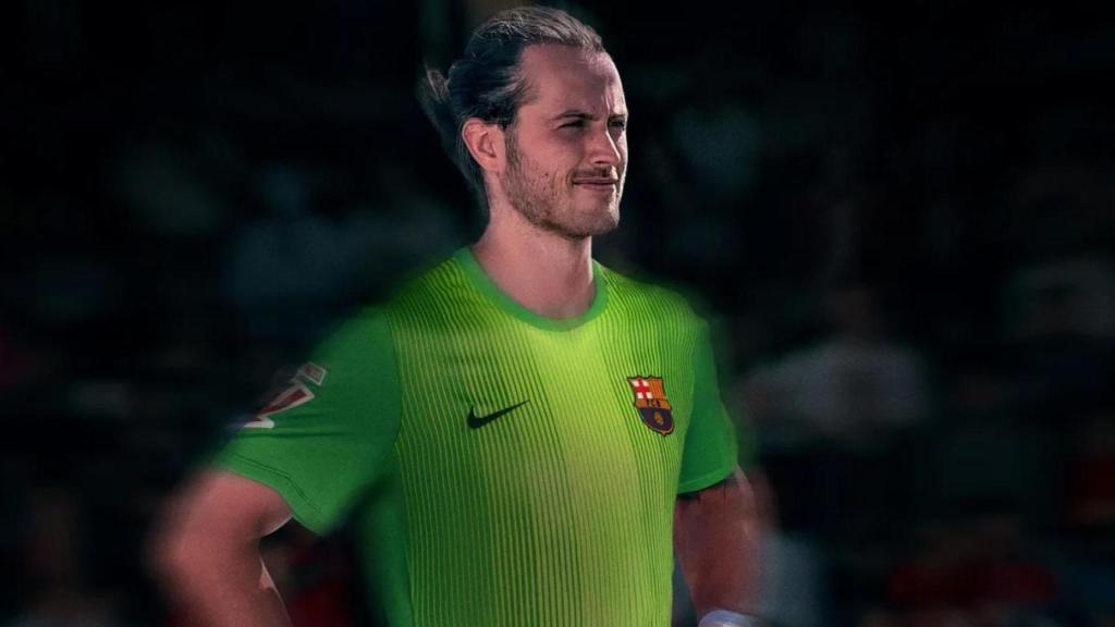 Emilio Bernad, nou fitxatge del Barça B de Juliano Belletti per a la porteria