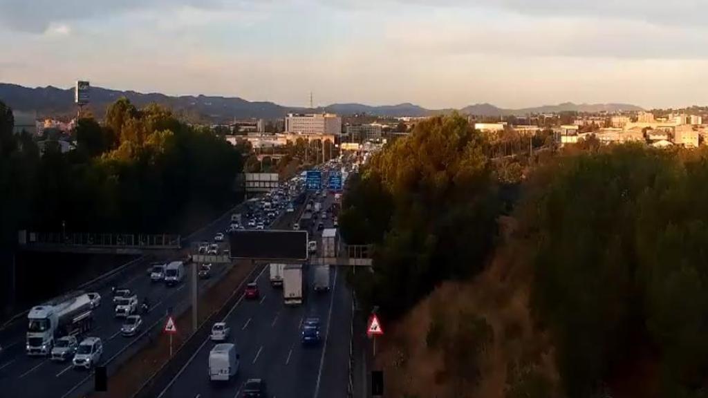 Atasco en la AP-7 este martes