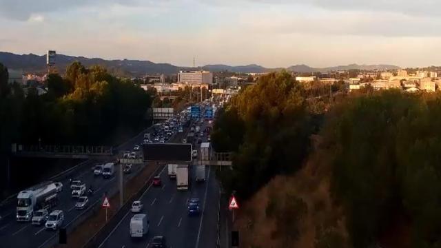 Atasco en la AP-7 este martes