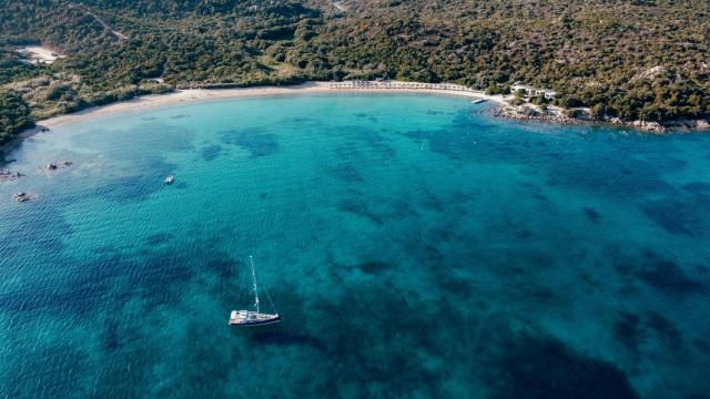 Vista de Cada di Volpe, en la isla de Cerdeña
