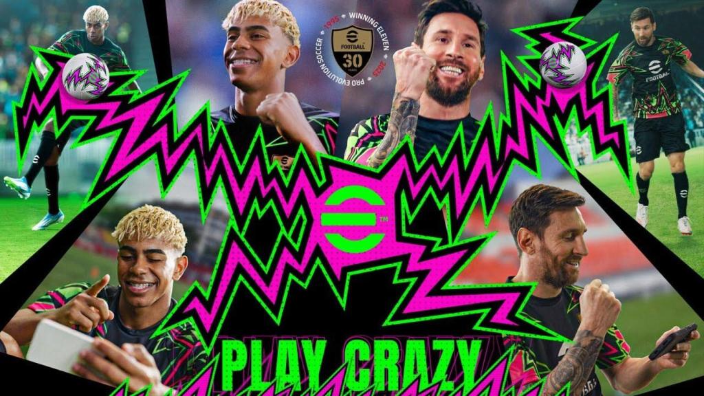 Lamine Yamal y Leo Messi, imagen del eFootball de Konami