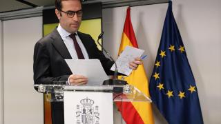 El ministro de Economía, Comercio y Empresa, Carlos Cuerpo, en la sede del Ministerio, a 16 de julio de 2025, en Madrid (España)