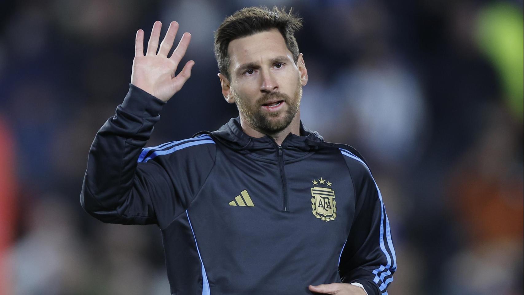 Leo Messi, emocionado en su último partido de eliminatorias para el Mundial con Argentina