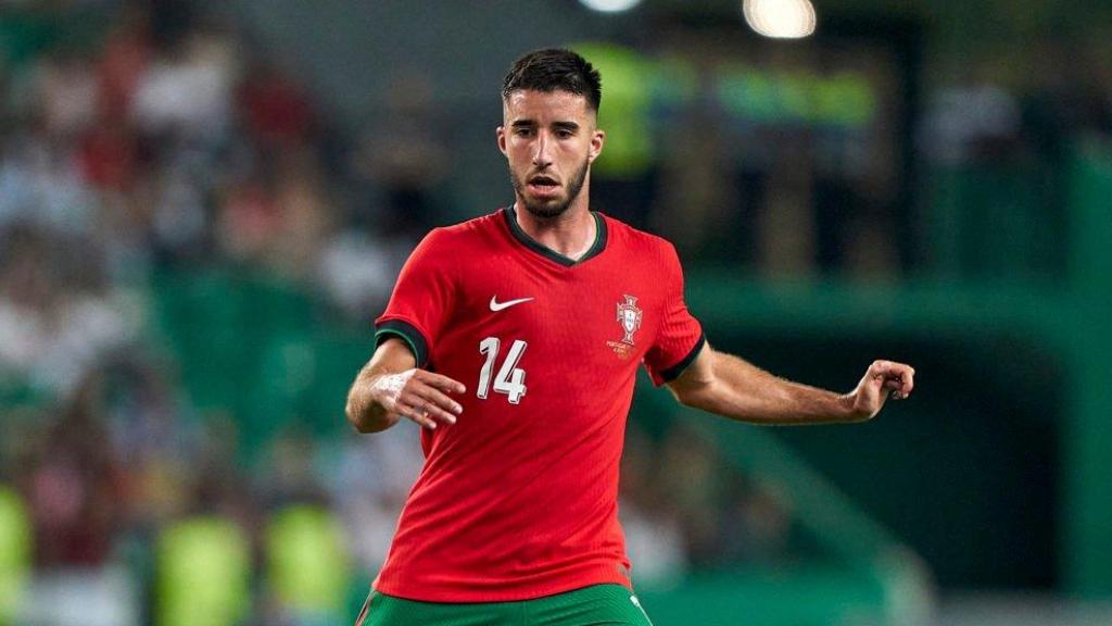 Gonçalo Inácio con la selección de Portugal