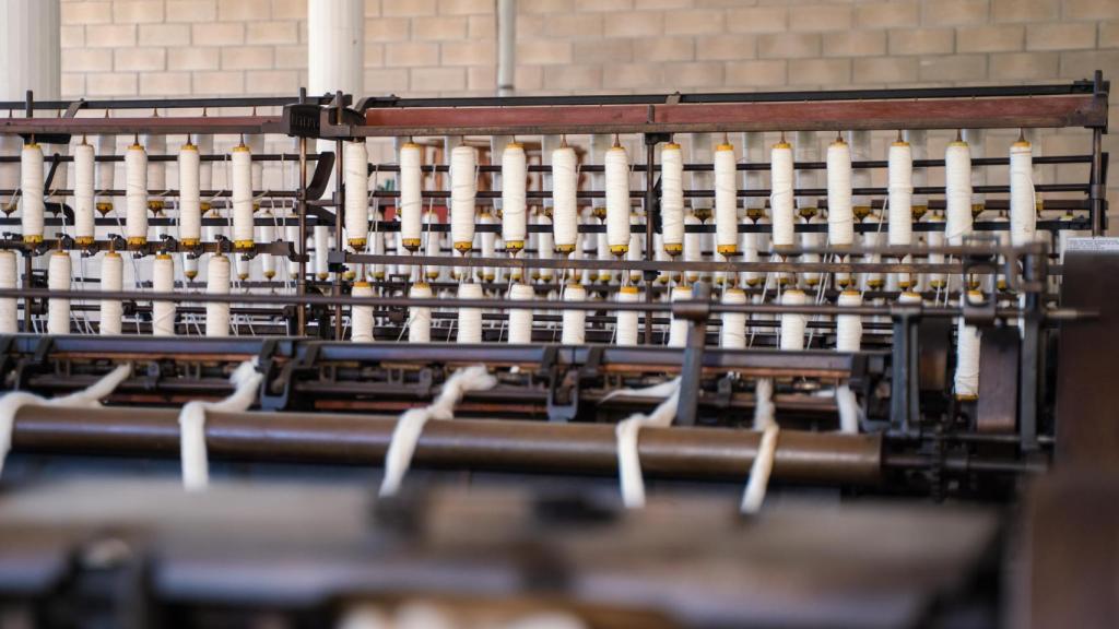 Detalle de los telares de Cal Vidal