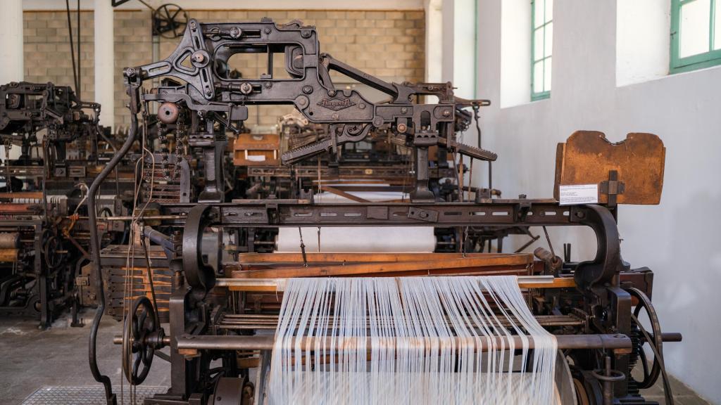 Uno de los telares del museo de Cal Vidal