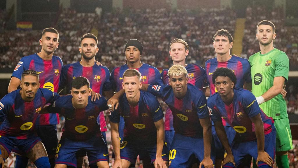 El once del Barça ante el Rayo Vallecano en la tercera jornada de la Liga 2025-26