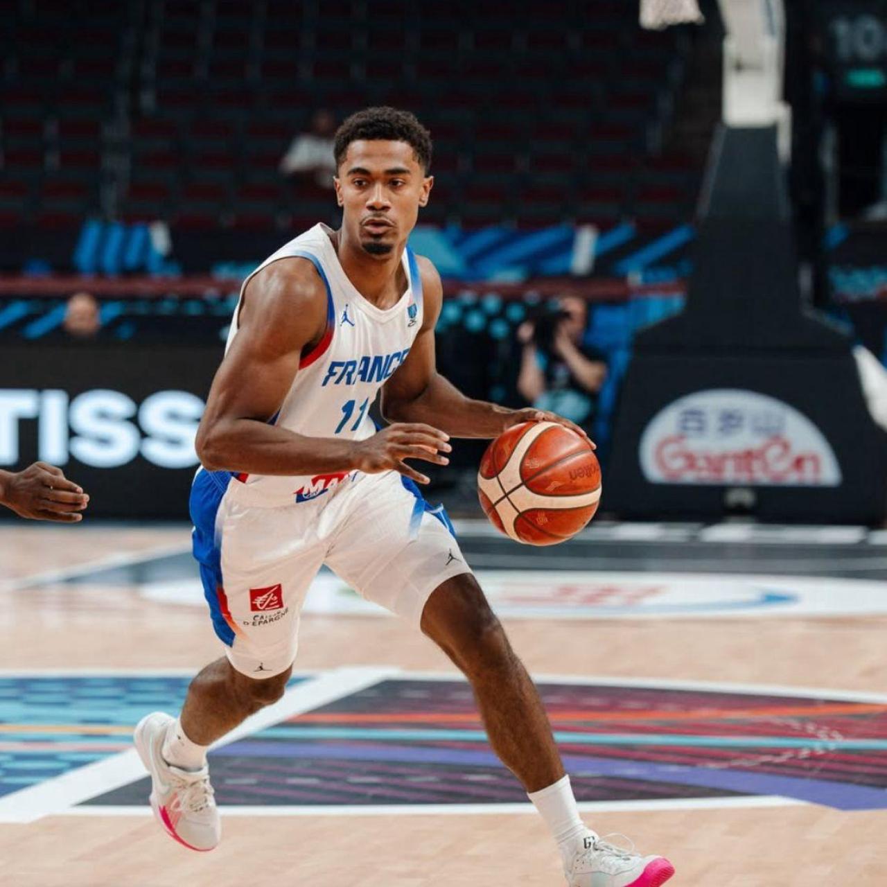 Theo Maledon con Francia en el Eurobasket 2025