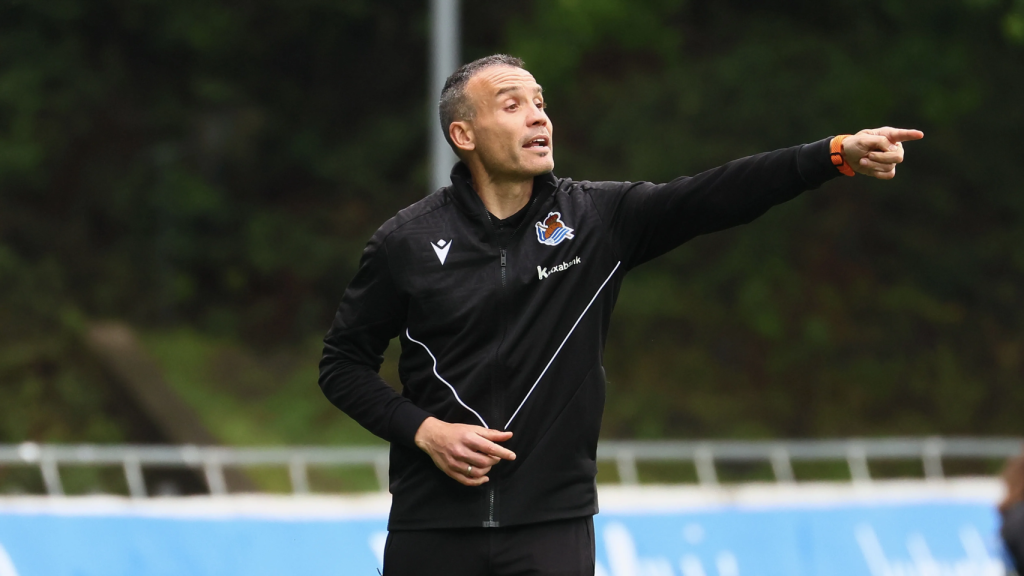 Sergio Francisco, entrenador de la Real Sociedad