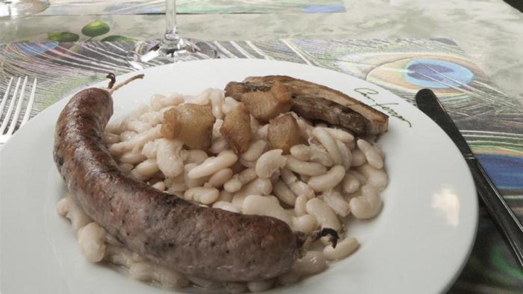 Butifarra con judías de Can Ferran
