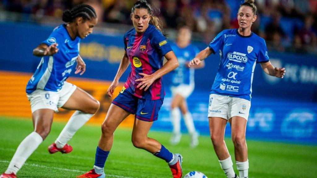 Kika Nazareth, en el estreno de Liga F contra el Barça Femenino