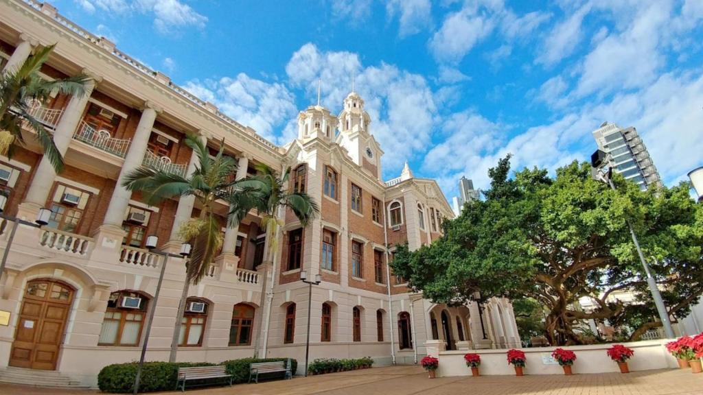 Imagen de archivo de uno de los edificios de la prestigiosa Universidad de Hong Kong (HKU)