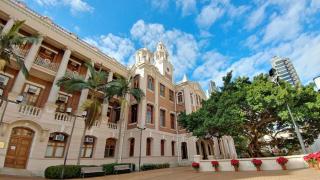 Imagen de archivo de uno de los edificios de la prestigiosa Universidad de Hong Kong (HKU)