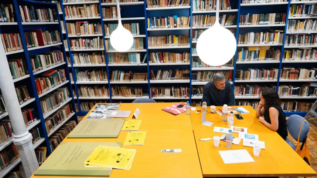 Andrea Bajani y Anna María Iglesia