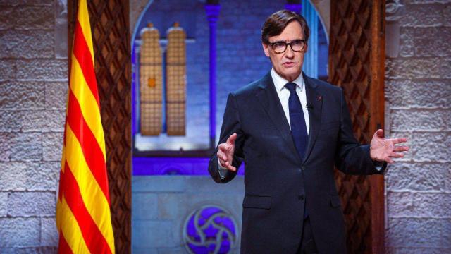 El 'president' Salvador Illa pronuncia su discurso por la Diada del 11 de septiembre de 2025