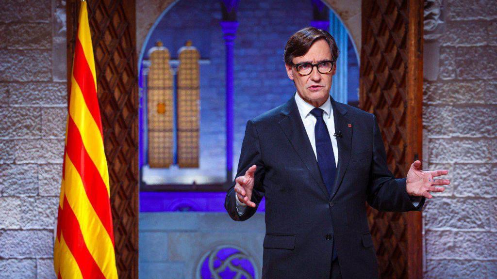 El 'president' Salvador Illa pronuncia su discurso por la Diada del 11 de septiembre de 2025