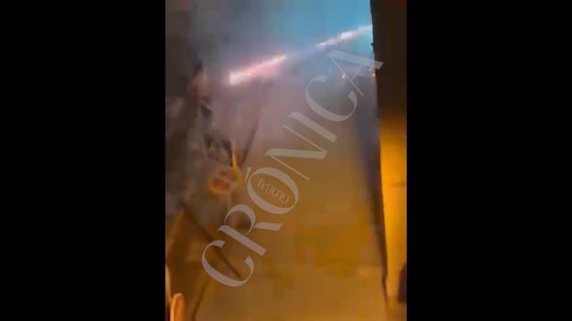 Los okupas de Montcada reavivan el conflicto con un ataque 'a lo Harry Potter' con bolas de fuego