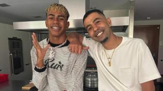 Lamine Yamal y su padre Mounir Nasraoui