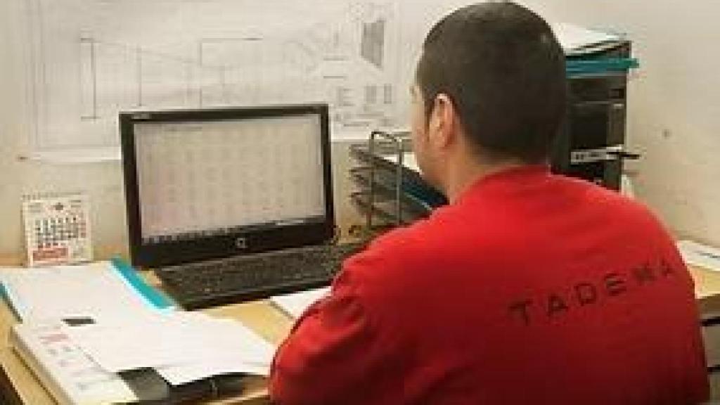 Un trabajador de Tadexa 2010 SL en el año de la fundación de la empresa
