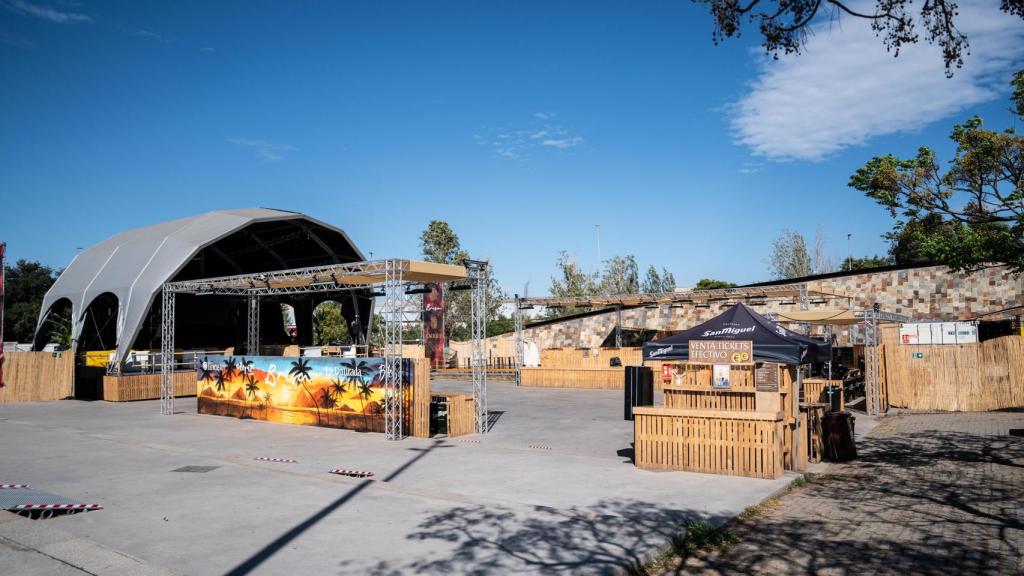 El Brisa Open Air de Gavà el 10 de setembre, un dia abans d'un dels seus esdeveniments de tardeo