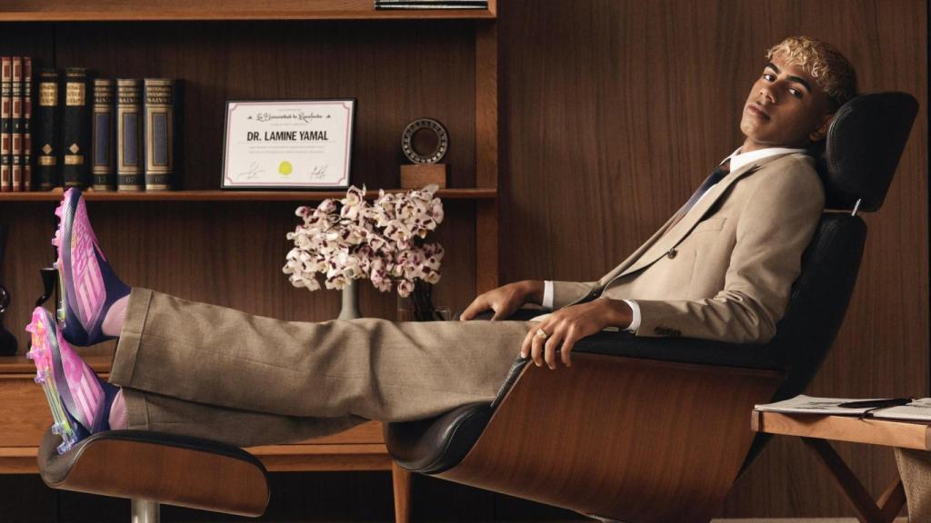 Lamine Yamal en el anuncio de Adidas de sus nuevas F50