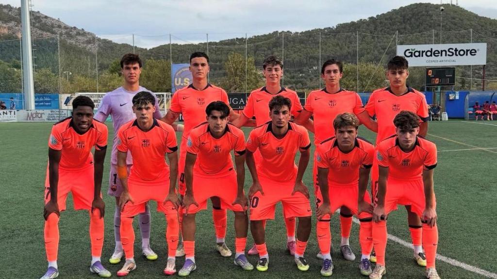 El once inicial del Barça B ante el Andratx