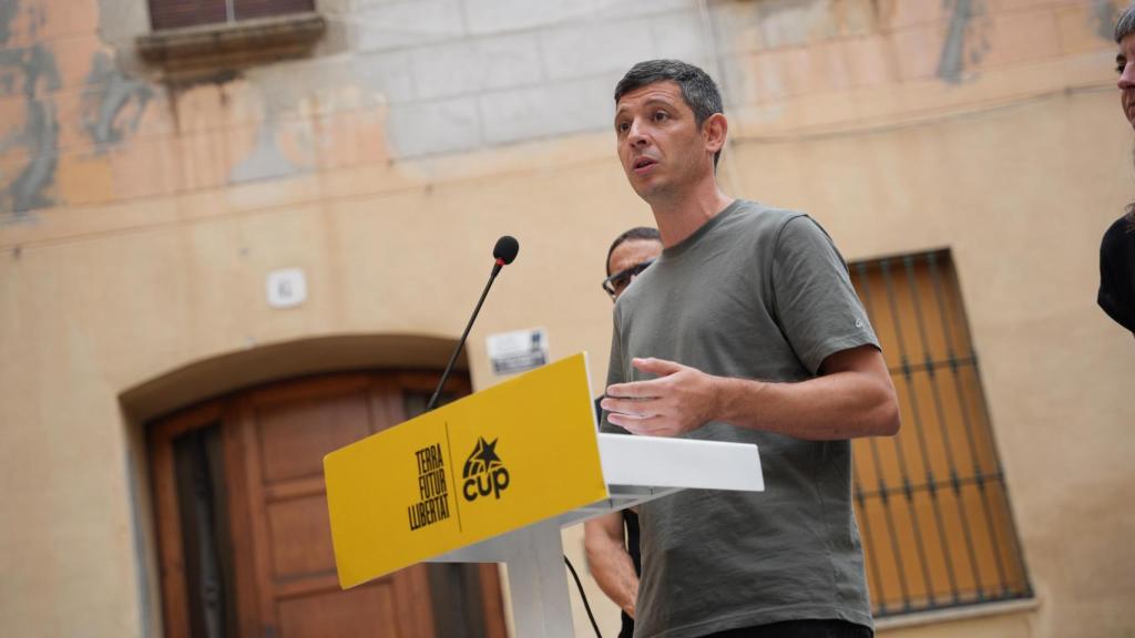 El nuevo diputado de la CUP en el Parlament, Xavier Pellicer