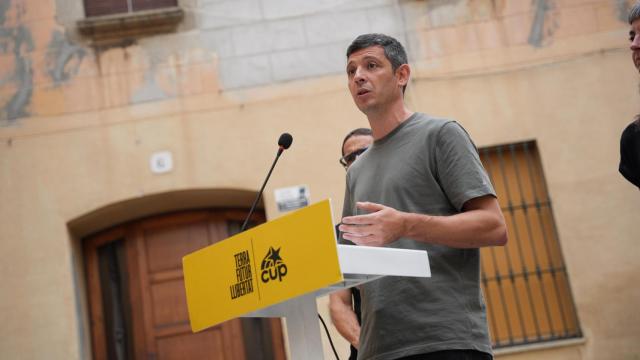 El nuevo diputado de la CUP en el Parlament, Xavier Pellicer