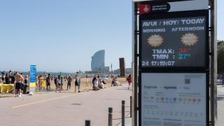 Aviso de calor este verano en Barcelona