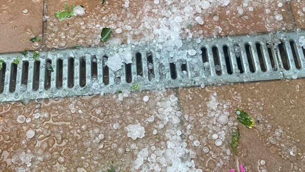 Granizo en Montcada i Reixac este sábado 13 de septiembre