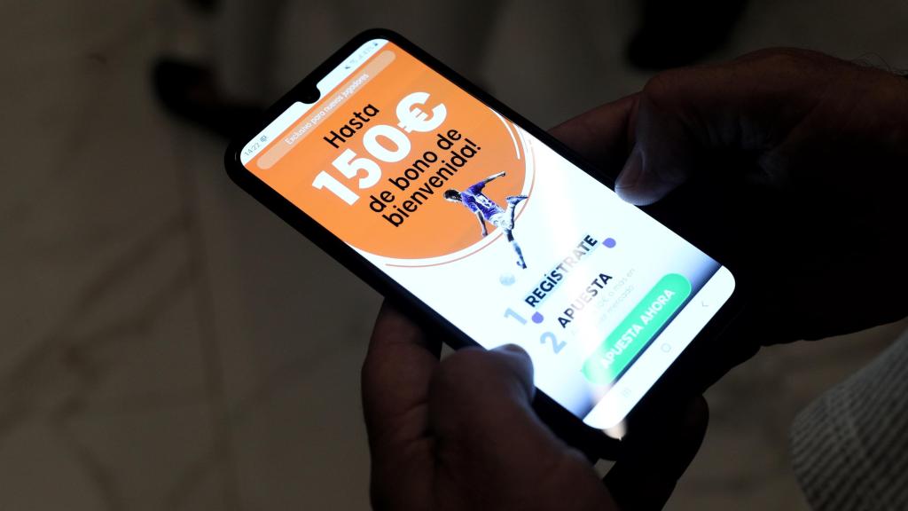 Un anuncio de una casa de apuestas 'online'