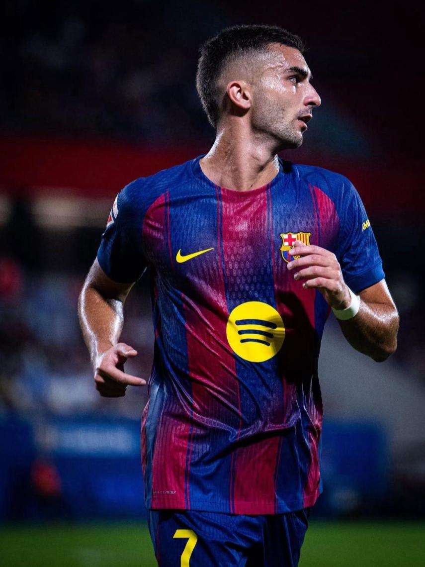 Ferran Torres ante el Valencia en el Estadi Johan Cruyff