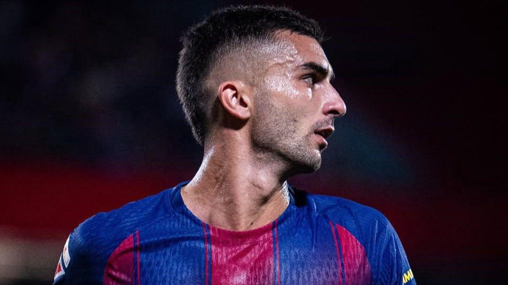 Ferran Torres ante el Valencia en el Estadi Johan Cruyff