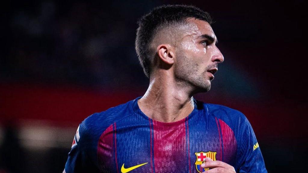 Ferran Torres ante el Valencia en el Estadi Johan Cruyff