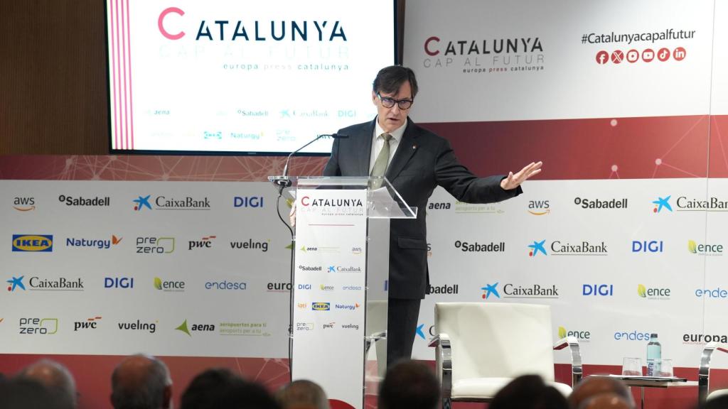 El presidente de la Generalitat, Salvador Illa, inaugura la jornada de Europa Press 'Catalunya cap al futur'
