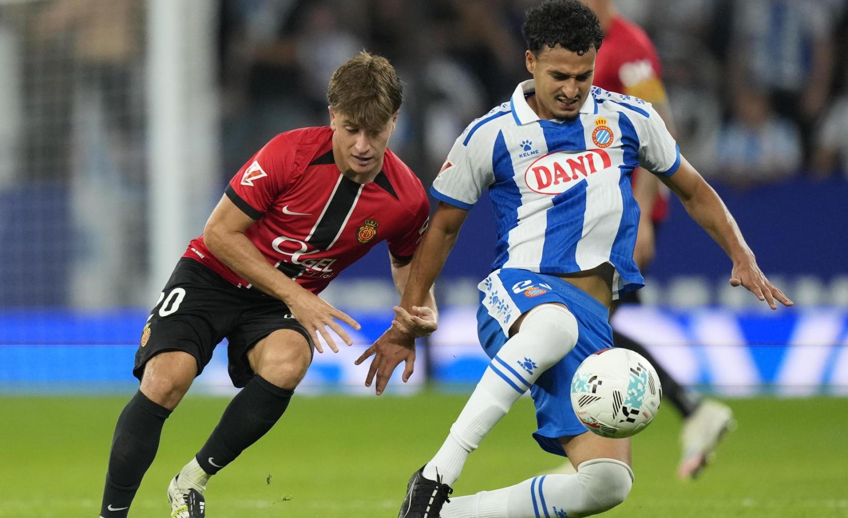 Pablo Torre durant l'Espanyol-Mallorca