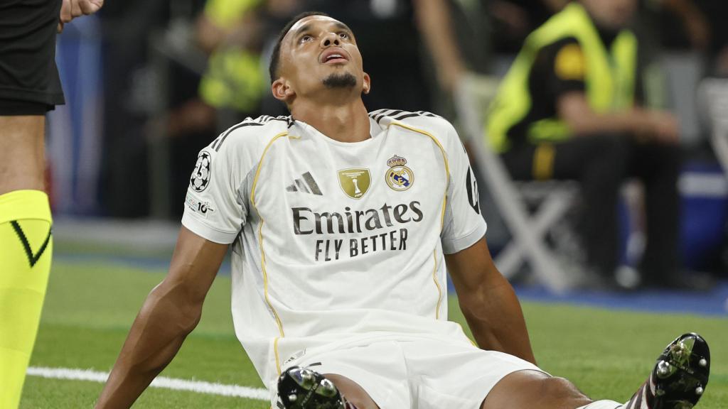Trent Alexander-Arnold se lesiona en el Real Madrid-Olympique de Marsella