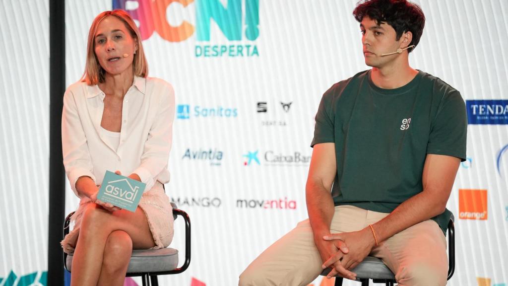 Laura Fernández, Directora general de Asociación de propietarios de Viviendas en Alquiler (Asval) y Michael Erd, CEO de Enso Coliving